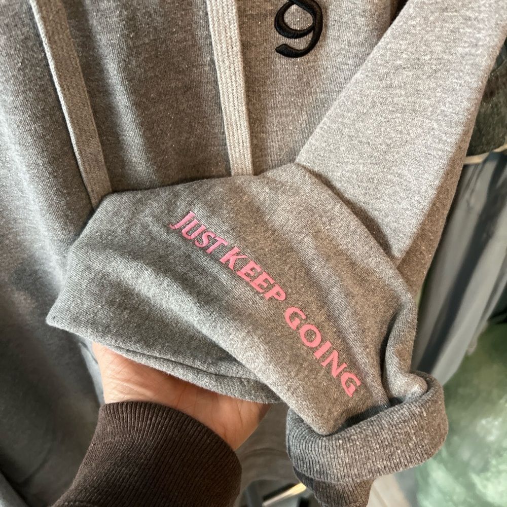 Nwt Exclusive Spiritual Gangster Swap Shop Embroidered Just Keep Going Hoodie — image 8 of 8